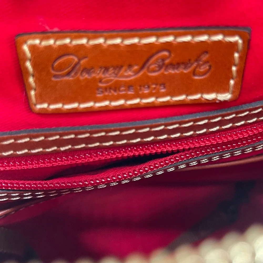 Dooney‎ & Bourke Crossbody Bag Women Small Brown Pebble Leather shoulder Purse